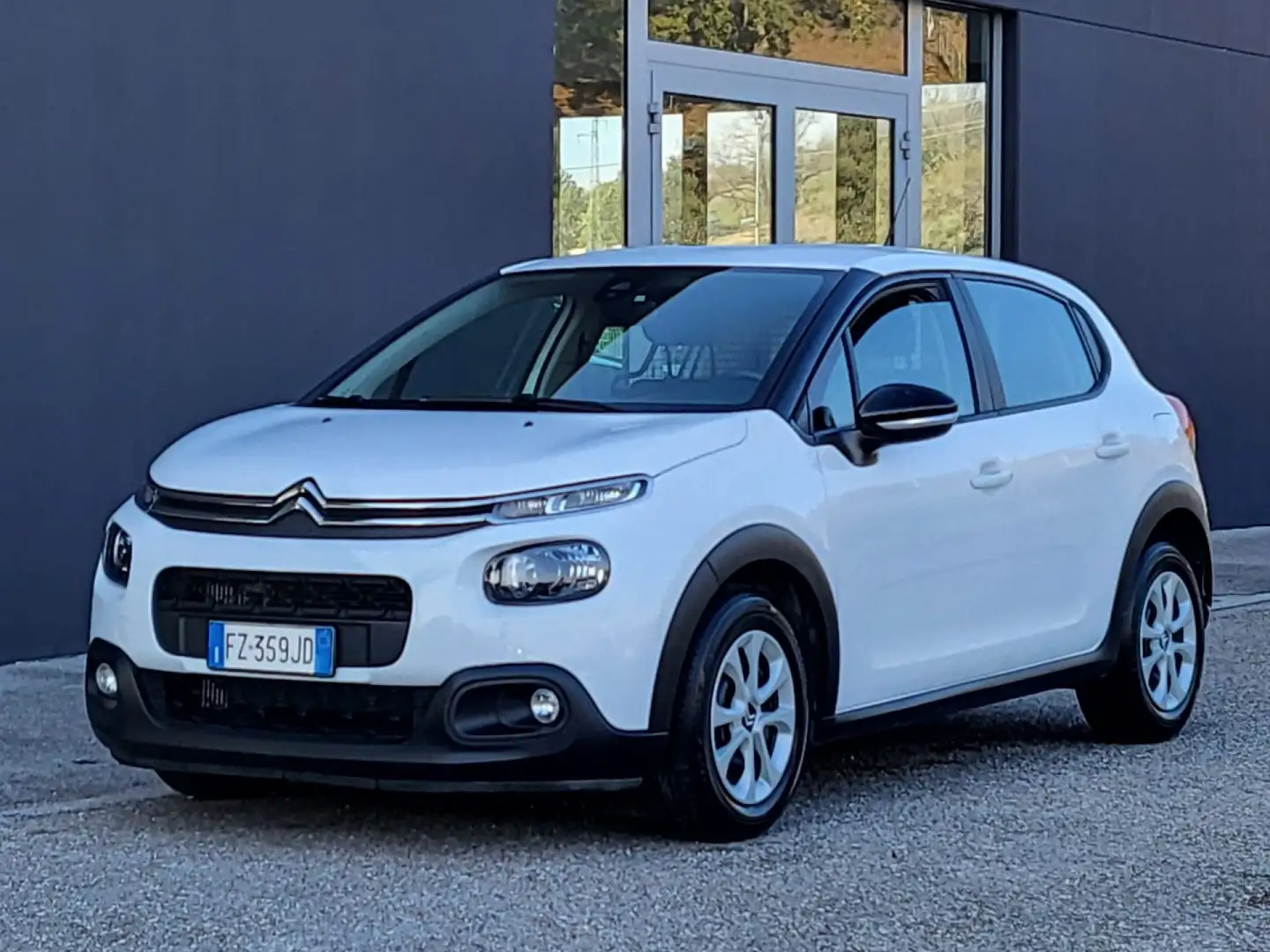Citroen C3 BlueHDi 100 Van Feel 63.000 KM Weiß - 1