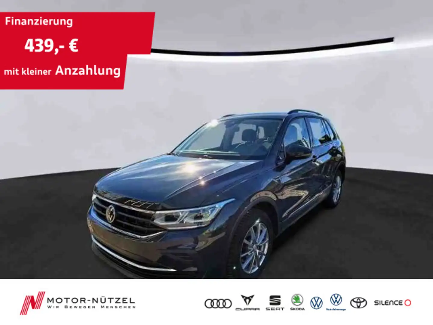 Volkswagen Tiguan 2.0TDI DSG 4M LIFE MATRIX+ACC+AHK+NAV+SHZ Grau - 1