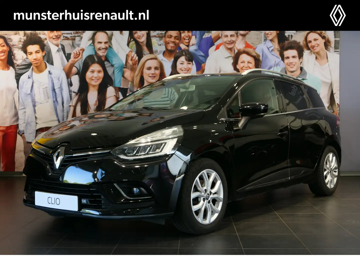 Renault Clio Estate 0.9 TCe Intens - Trekhaak, Cruise, Clima, S Zwart - 1