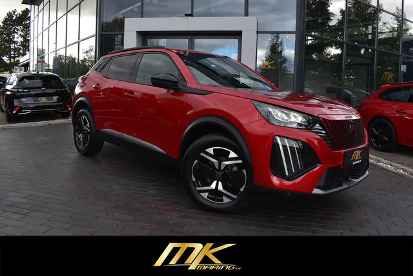 Peugeot 2008 ALLURE PT 130 EAT8*FACELIFT*MATRIX*KEYLESS* Rouge - 1