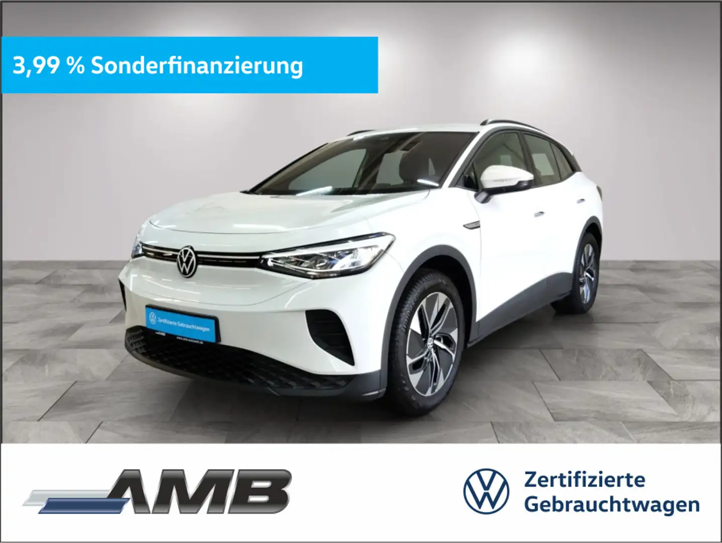Volkswagen ID.4 Pro 77kWh/AHK/Sitzhzg/19Zoll/Lederlenkrad Weiß - 1