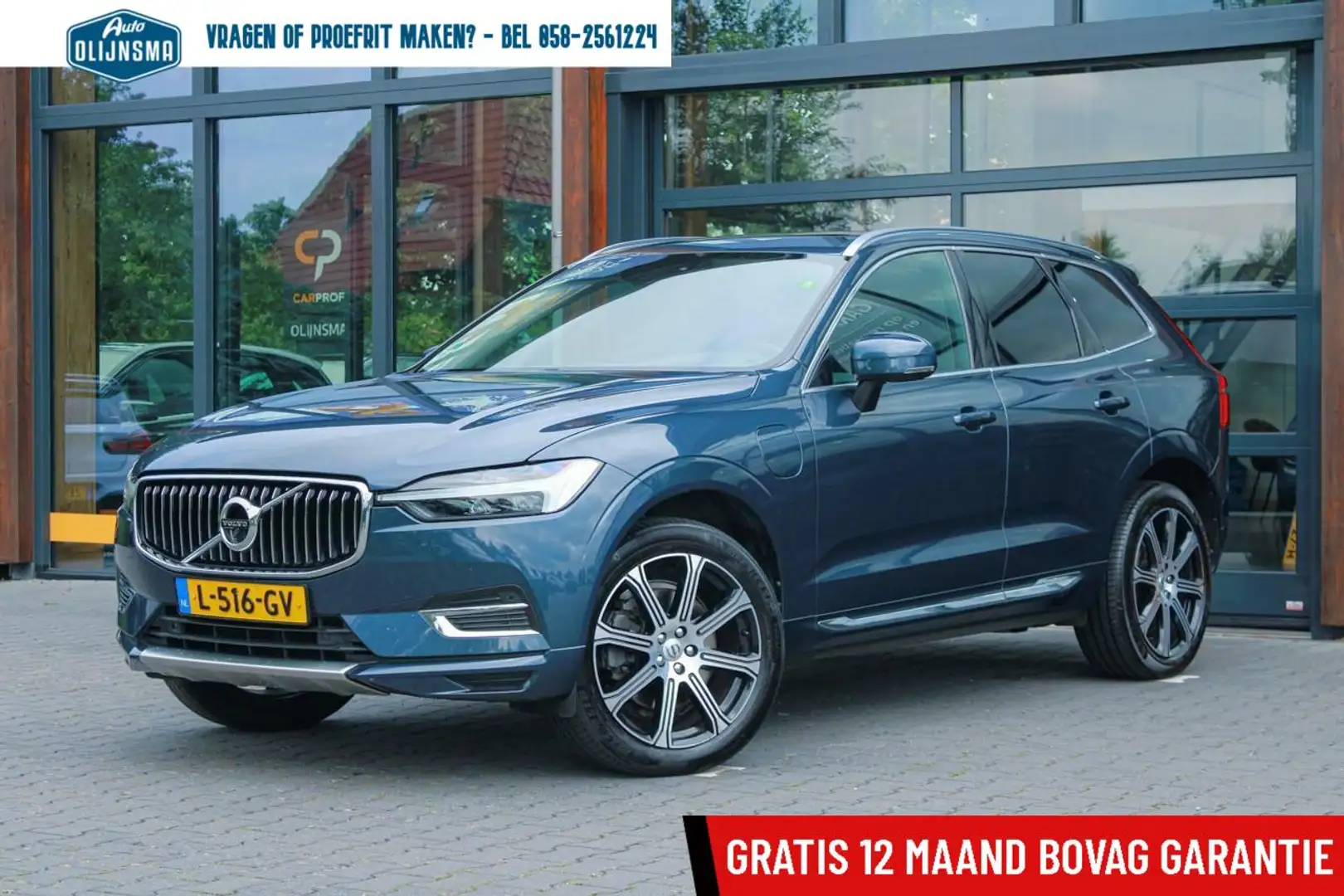 Volvo XC60 2.0 Recharge T8 AWD |Pano|360Camera|Blis|Leer|Elek Blauw - 1