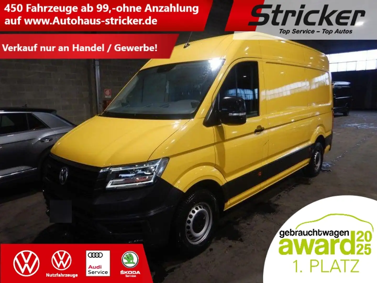 Volkswagen Crafter E-Crafter §$ Navi Rückfahrkamera Gelb - 1