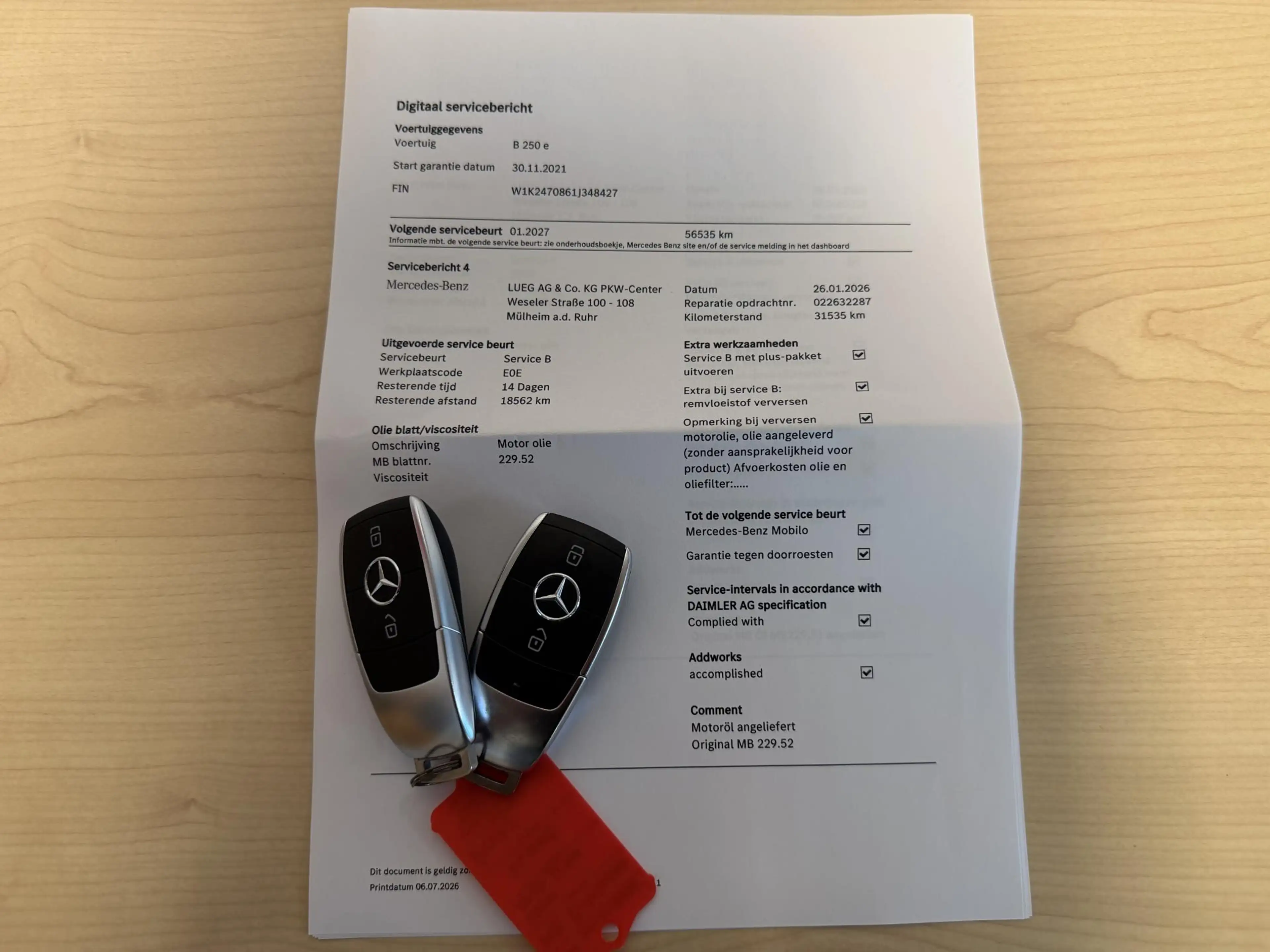 Mercedes-Benz B 250 e AMG Line 18''/Dodehoek/Camera/Keyless/Sfeerverli — photo 37