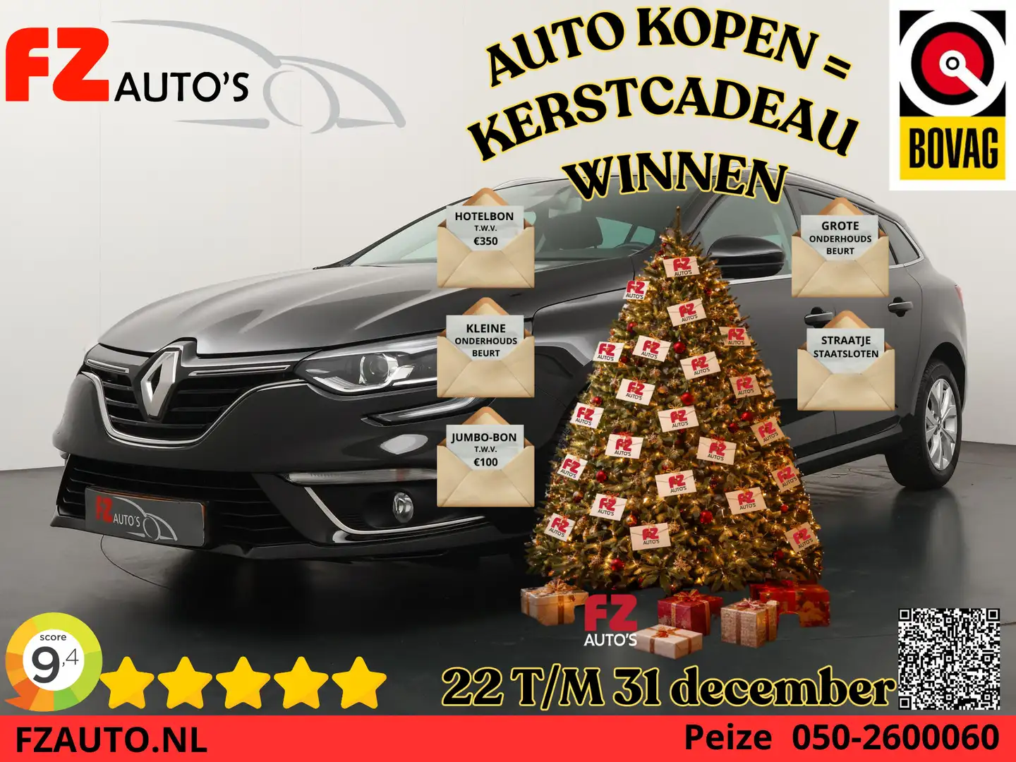 Renault Megane Estate 1.3 TCe Limited - Navigatie - Climate Contr Zwart - 1