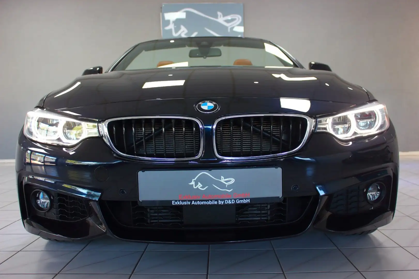 BMW 435 iA Cabrio M Sport~DEUTSCH+SONDERLACK+VOLL~1Hd Schwarz - 2