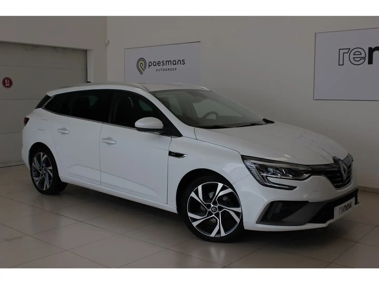 Renault Megane RS Line Tce 160 EDC-automaat Blanco - 1