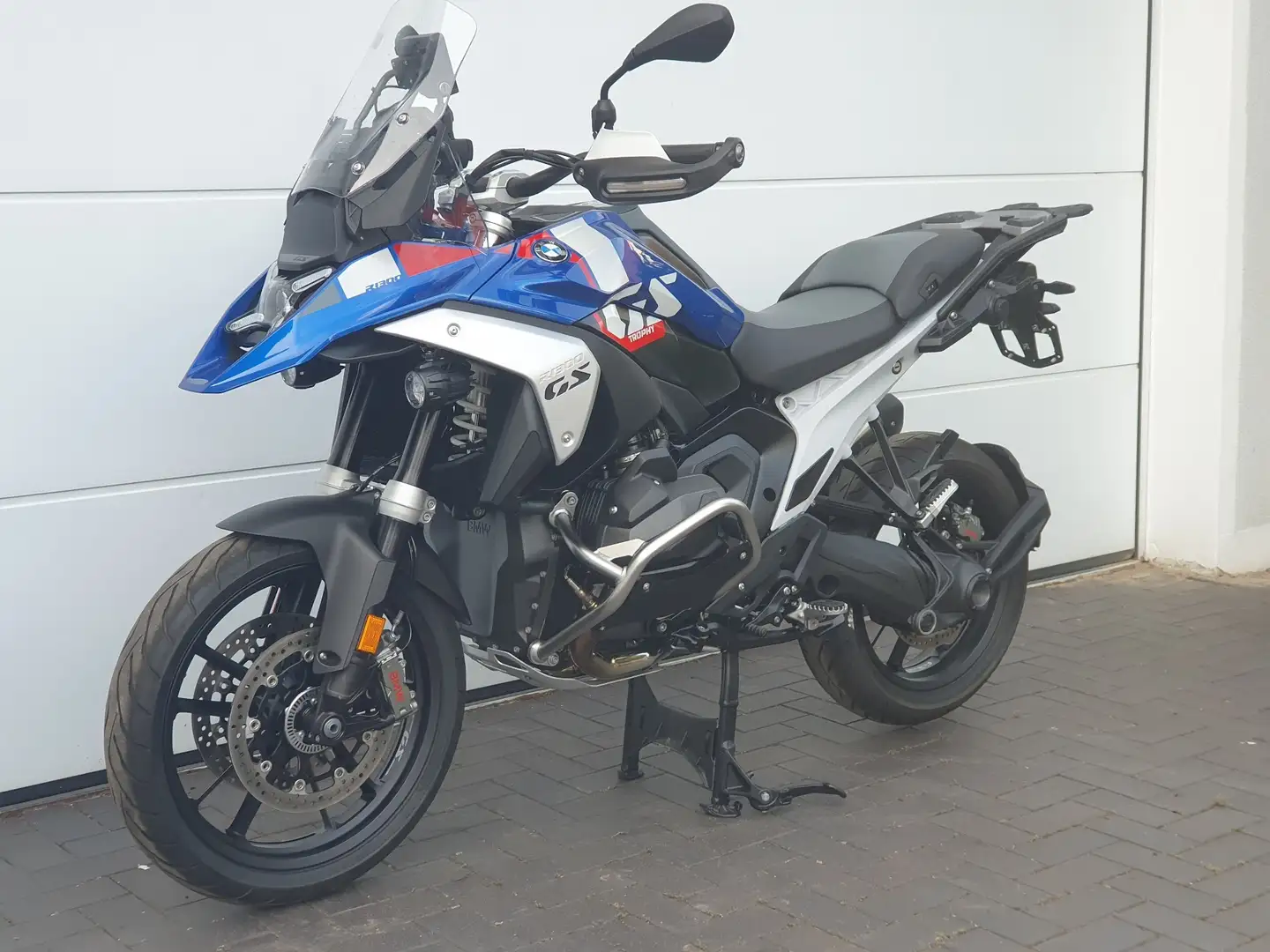BMW R 1300 GS Trophy Inno Höhenregelung Kreuzspeichenräder Bleu - 2