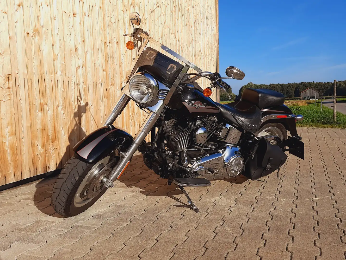 Harley-Davidson Fat Boy FLSTF Negru - 1