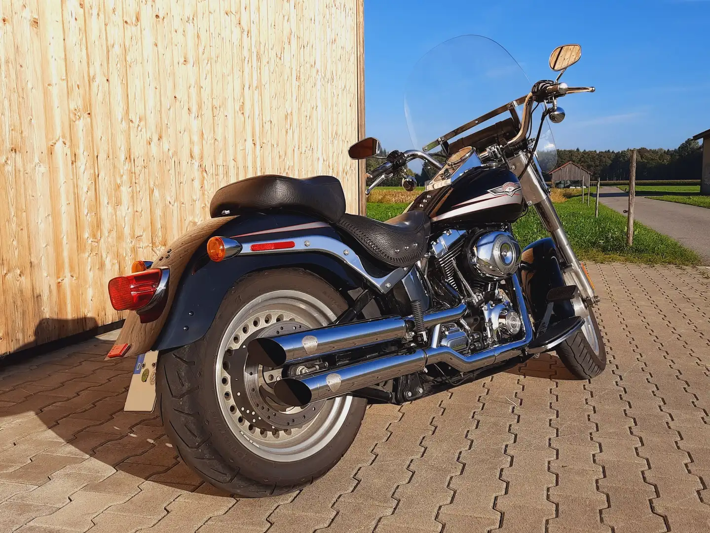 Harley-Davidson Fat Boy FLSTF Negru - 2
