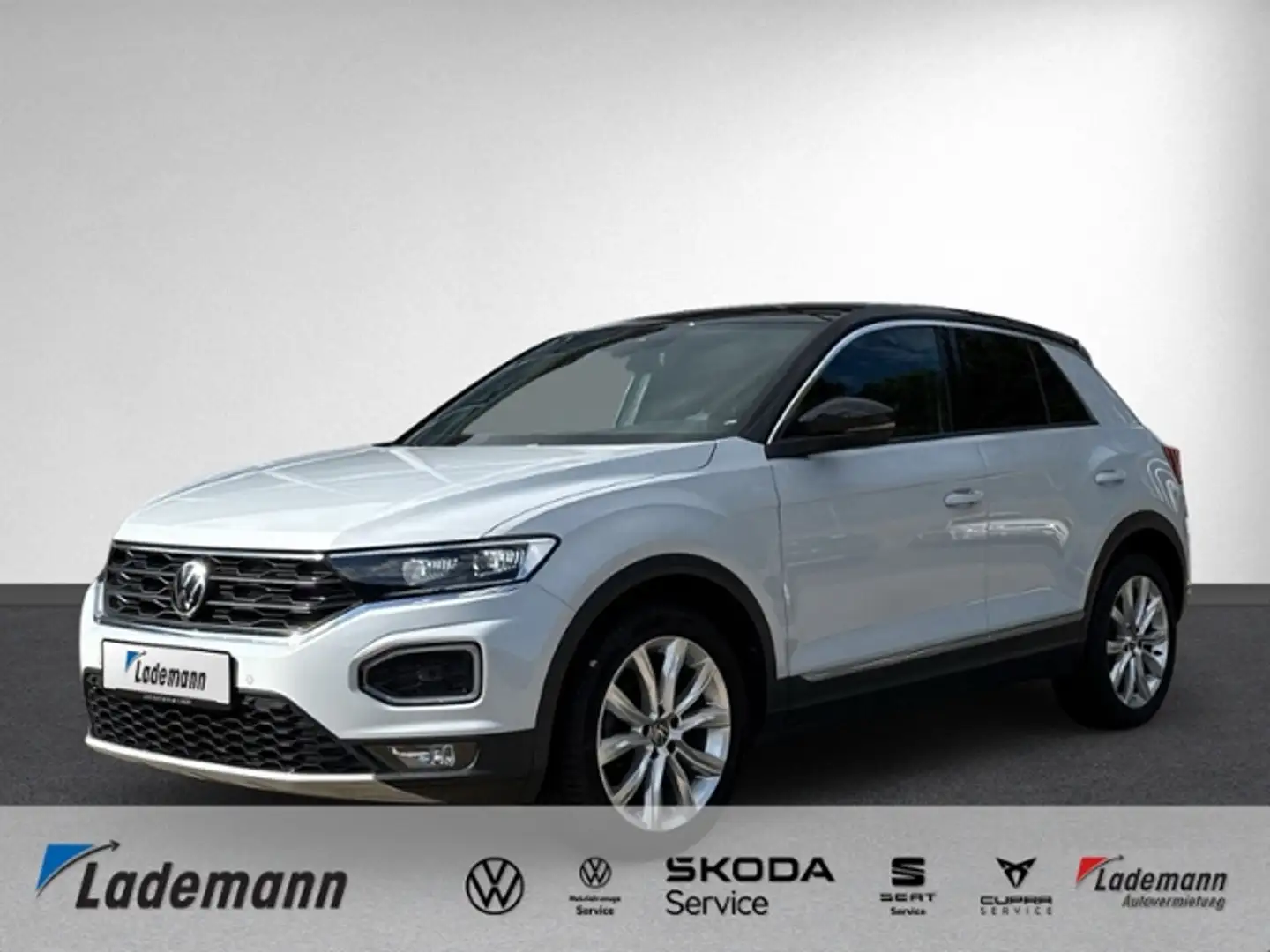 Volkswagen T-Roc 1.5 TSI DSG SPORT LED+NAVI+AHK+ACC+PDC+SHZ Weiß - 1