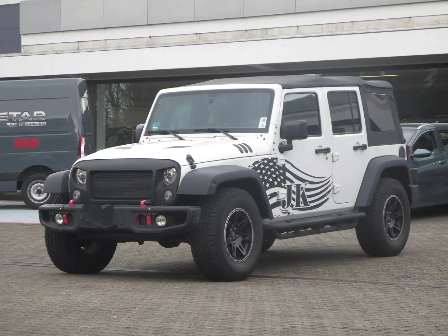 Jeep Wrangler Unlimited Sport 3,6 V6 Hardtop/Softtop Weiß - 2