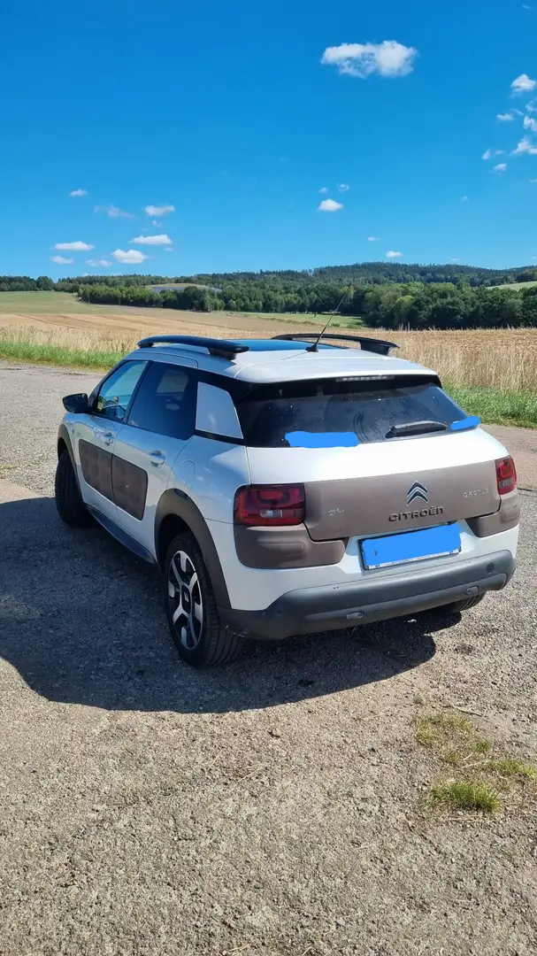 Citroen C4 Cactus 1,6 BHDI Shine TÜV + Service (Oktober25) Weiß - 2