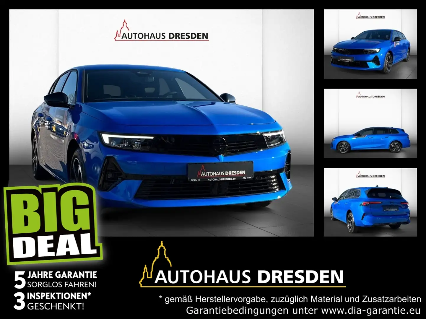 Opel Astra L Sports Tourer 1.2 Turbo GS Line FLA 360 Bleu - 1