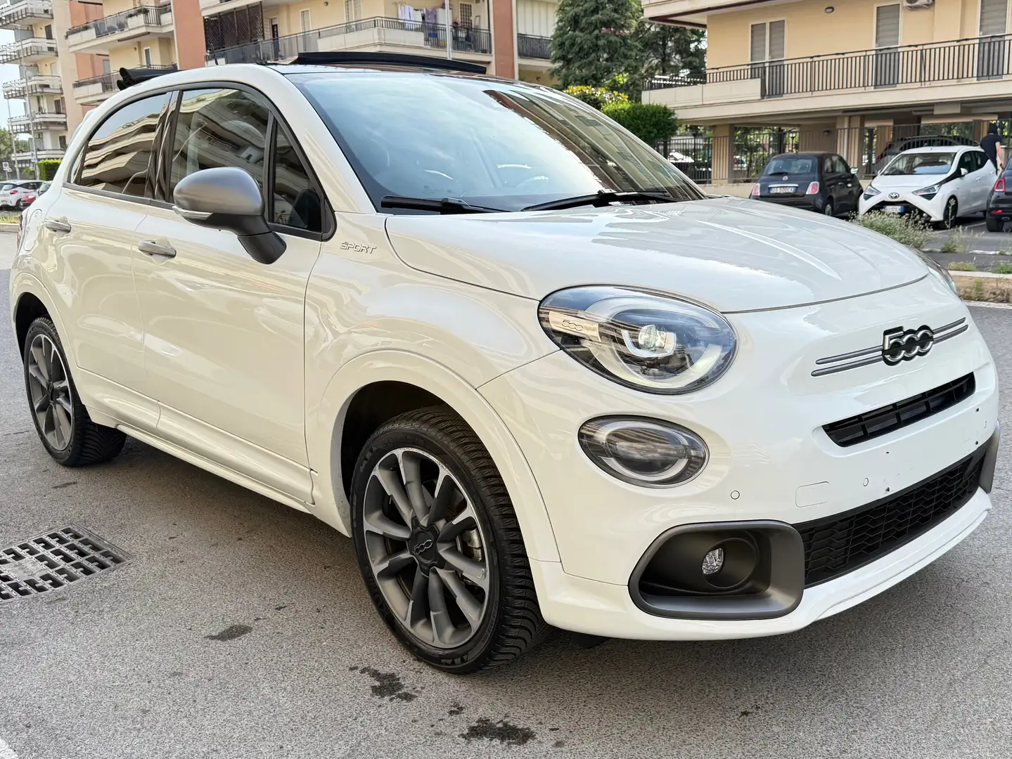 Fiat 500X 500X 1.5 t4 hybrid Sport 130cv dct LED NAVI KAMER Bianco - 2