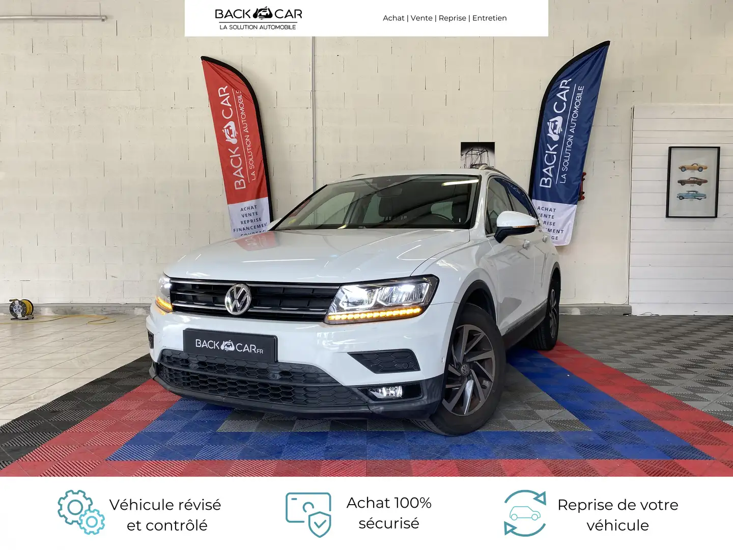 Volkswagen Tiguan 2.0 TDI 150 BMT Sound ENTRETIEN COMPLET Blanc - 1