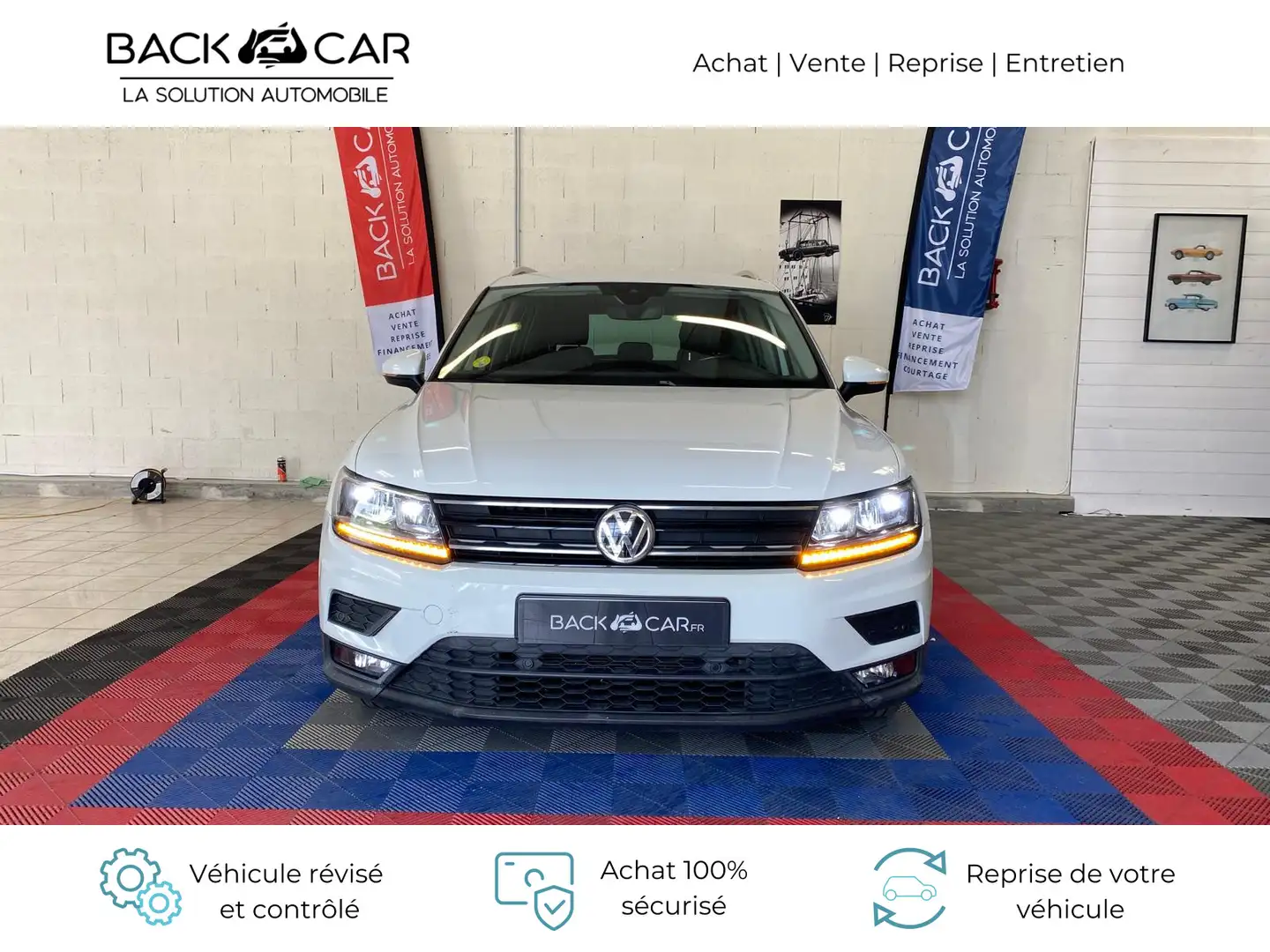 Volkswagen Tiguan 2.0 TDI 150 BMT Sound ENTRETIEN COMPLET Blanc - 2