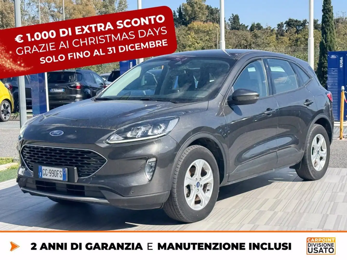 Ford Kuga 2.5 full hybrid connect 2wd 190cv e-shifter Grigio - 1