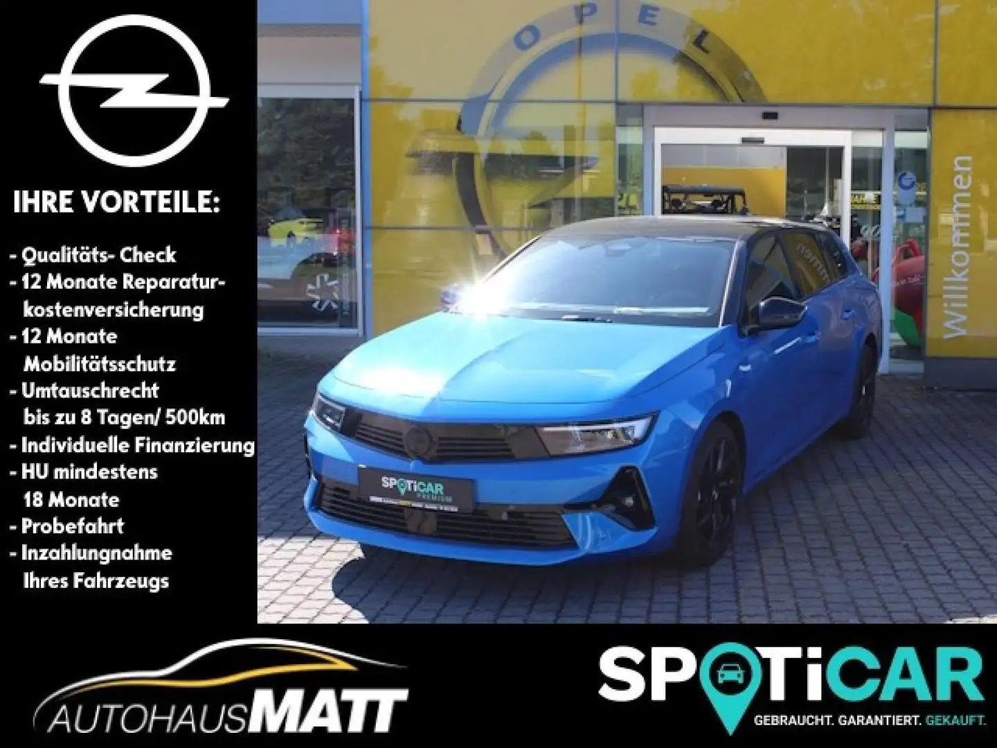 Opel Astra L Sports Tourer 1.2T GS Line Blau - 1