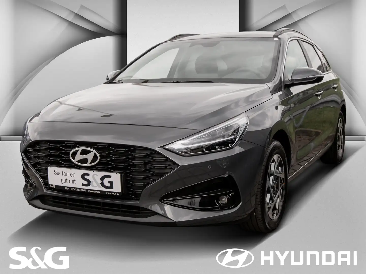 Hyundai i30 KOMBI+KAMERA+NAVI+SHZ+LENKRADHZG.+SOFORT Grau - 1