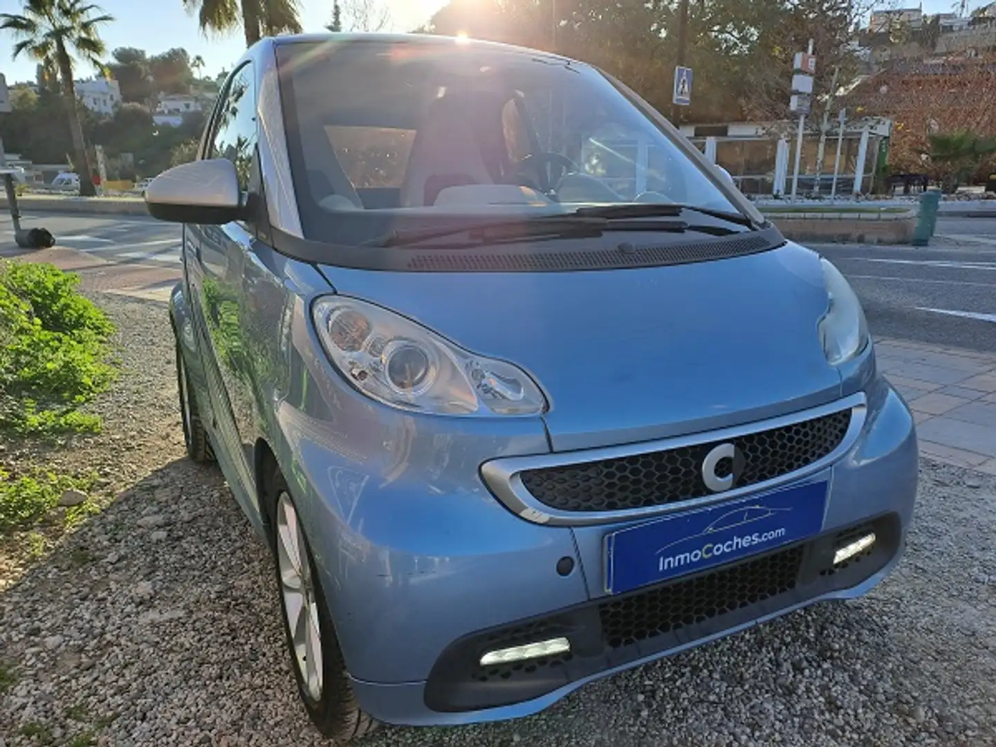 smart forTwo Coupé 45 mhd Pure Aut. Blauw - 1