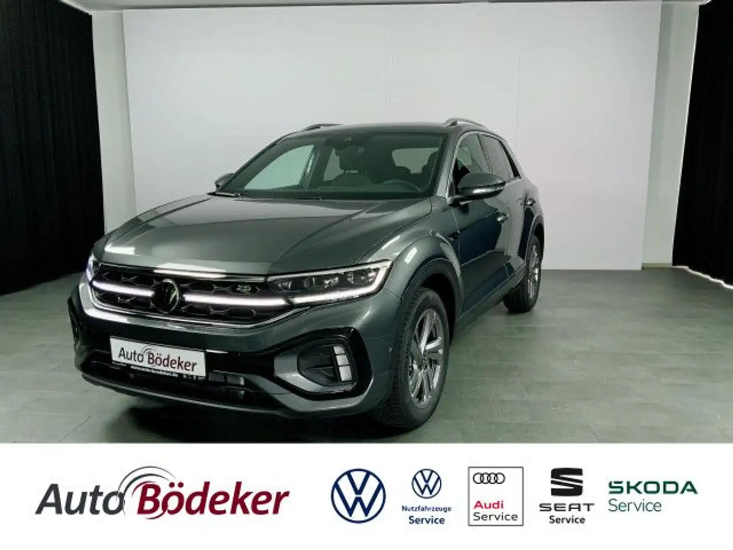 Volkswagen T-Roc R-Line 1.5 l TSI OPF 110 kW (150 PS) Navi Сірий - 1