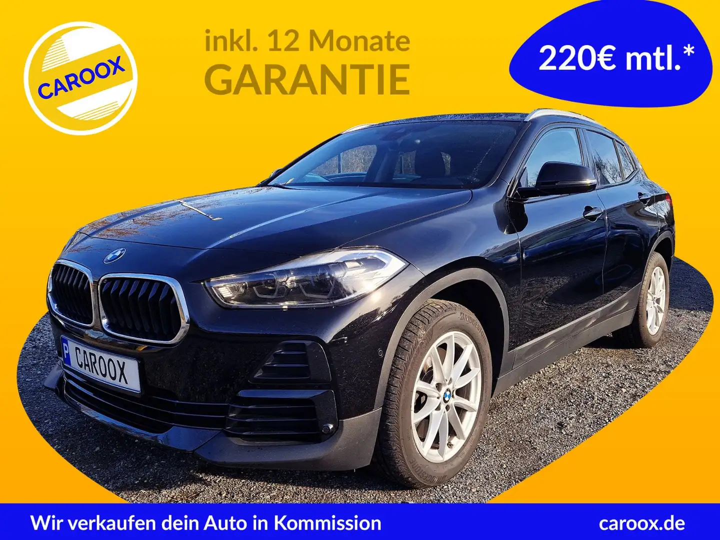 BMW X2 sDrive 20d AT Advantage Schwarz - 1