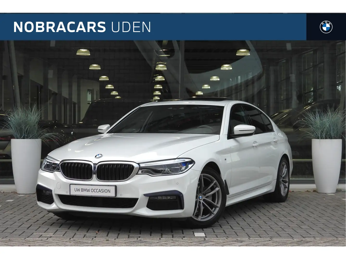 BMW 520 5 Serie 520i High Executive M Sport Automaat / Sch Weiß - 1