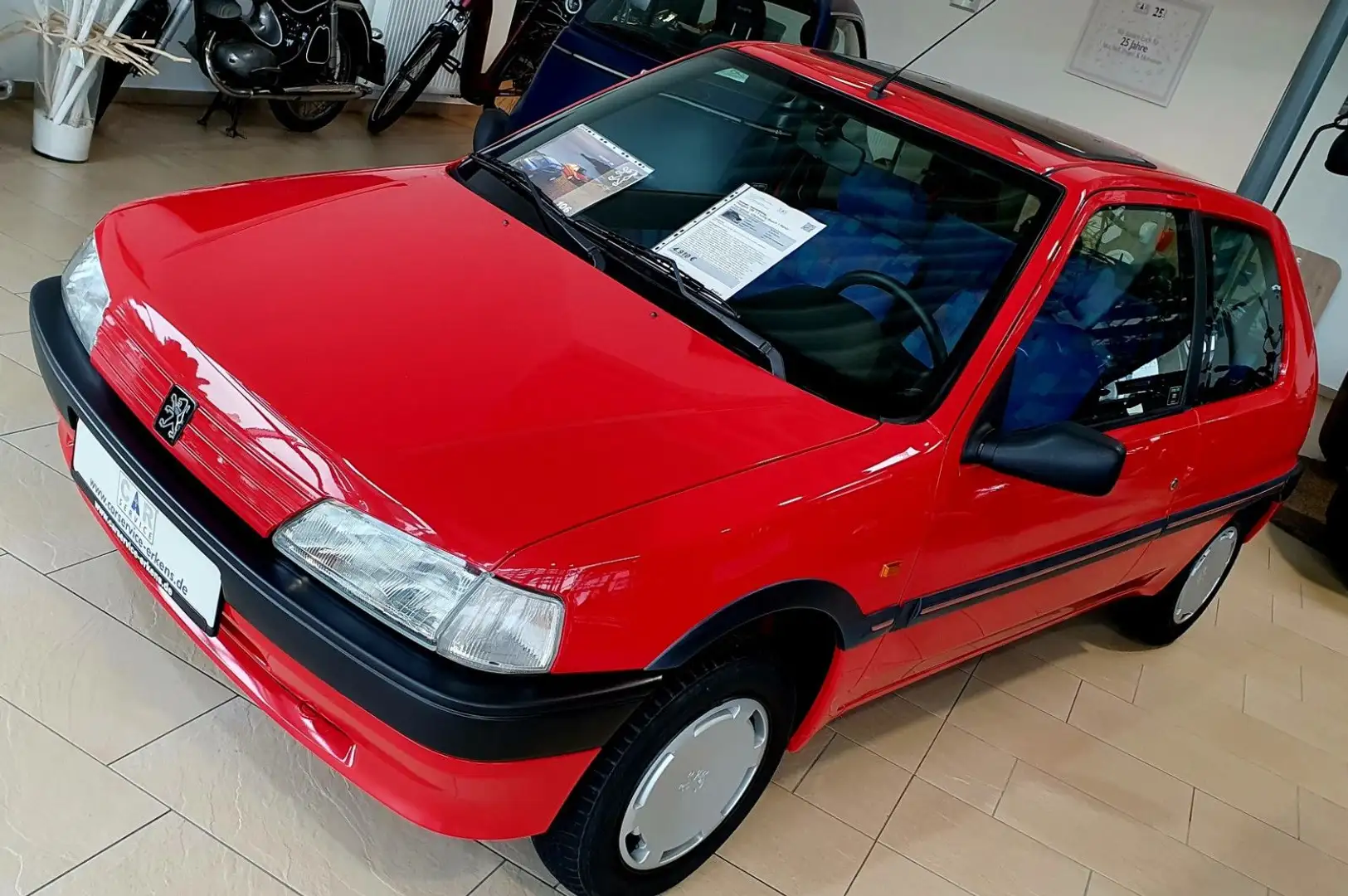 Peugeot 106 1.1 Long Beach 1.Hand ! Youngtimer Oldtimer Rot - 2