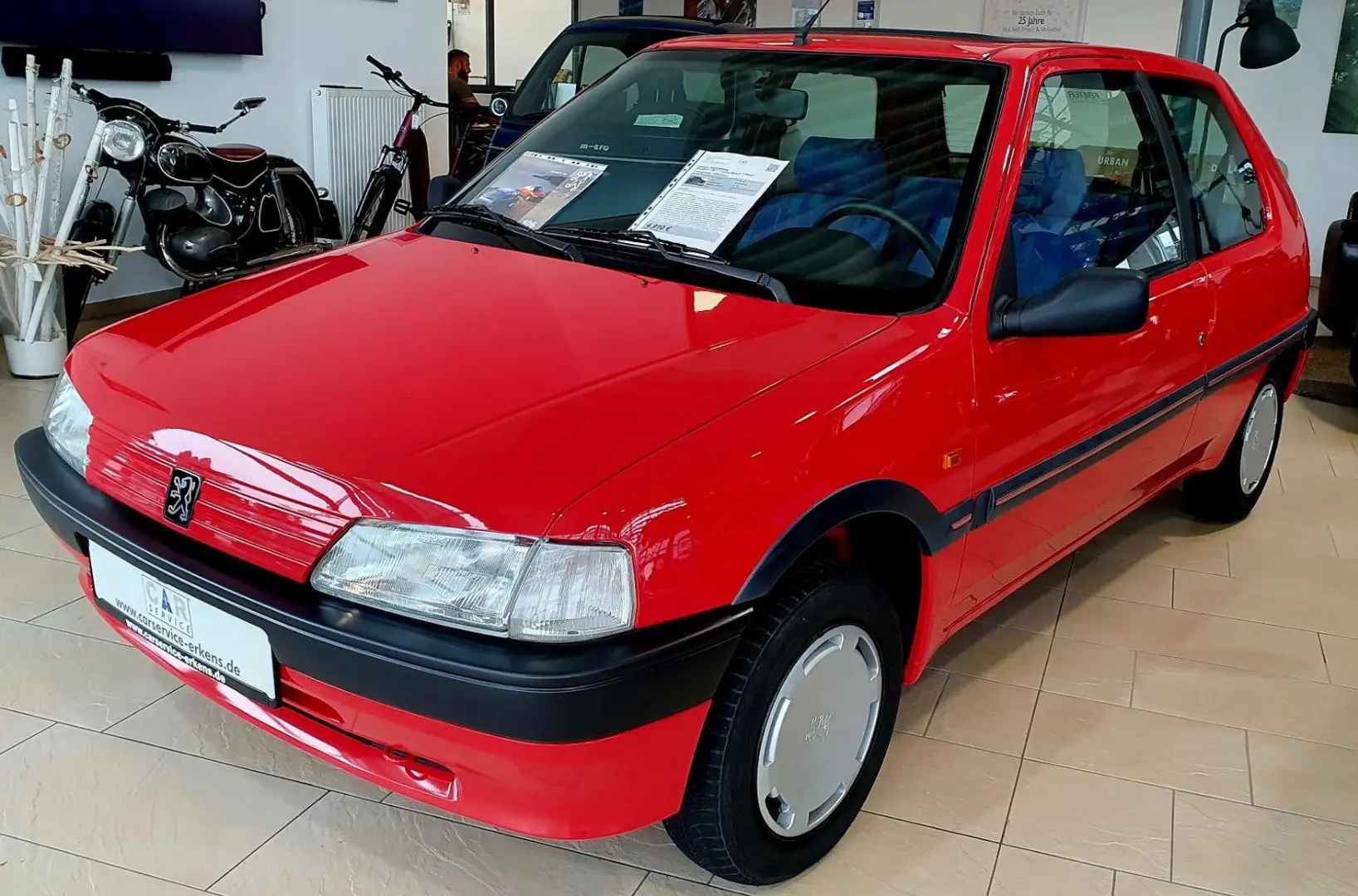 Peugeot 106 1.1 Long Beach 1.Hand ! Youngtimer Oldtimer Rot - 1