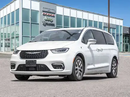 White 2024 Chrysler Pacifica Hybrid Minivan Front-Wheel Drive Automatic