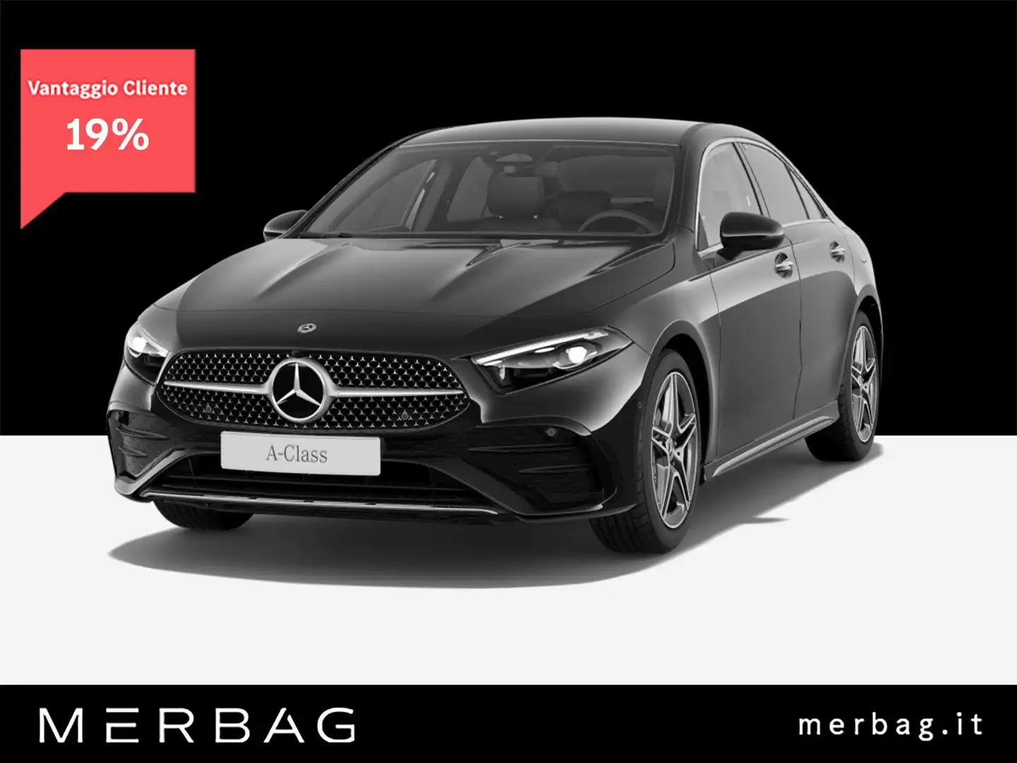 Mercedes-Benz A 180 d Automatic Sedan Advanced Plus AMG Line Nero - 1