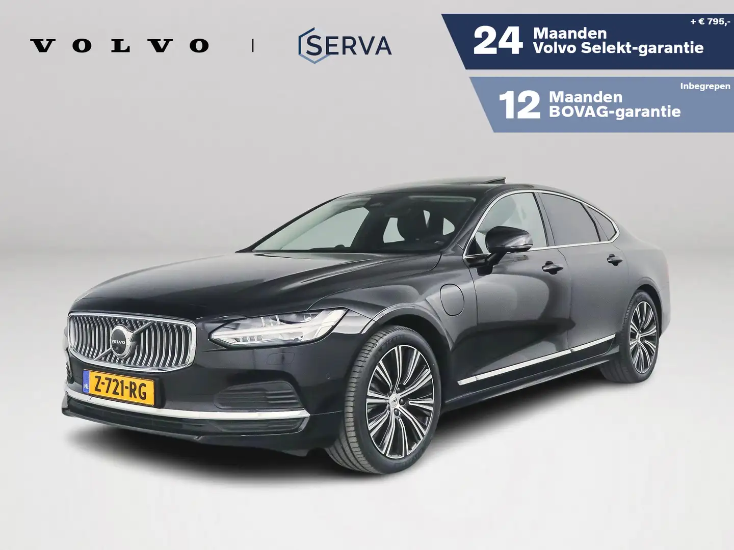 Volvo S90 T8 AWD Ultimate Bright | Bowers & Wilkins | Massag Zwart - 1