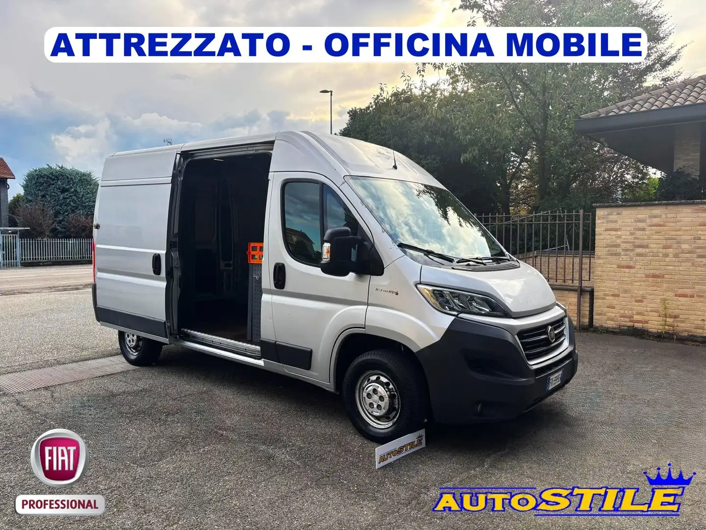 Fiat Ducato OFFICINA MOBILE - M-Jet PASSO MEDIO TETTO ALTO Plateado - 1