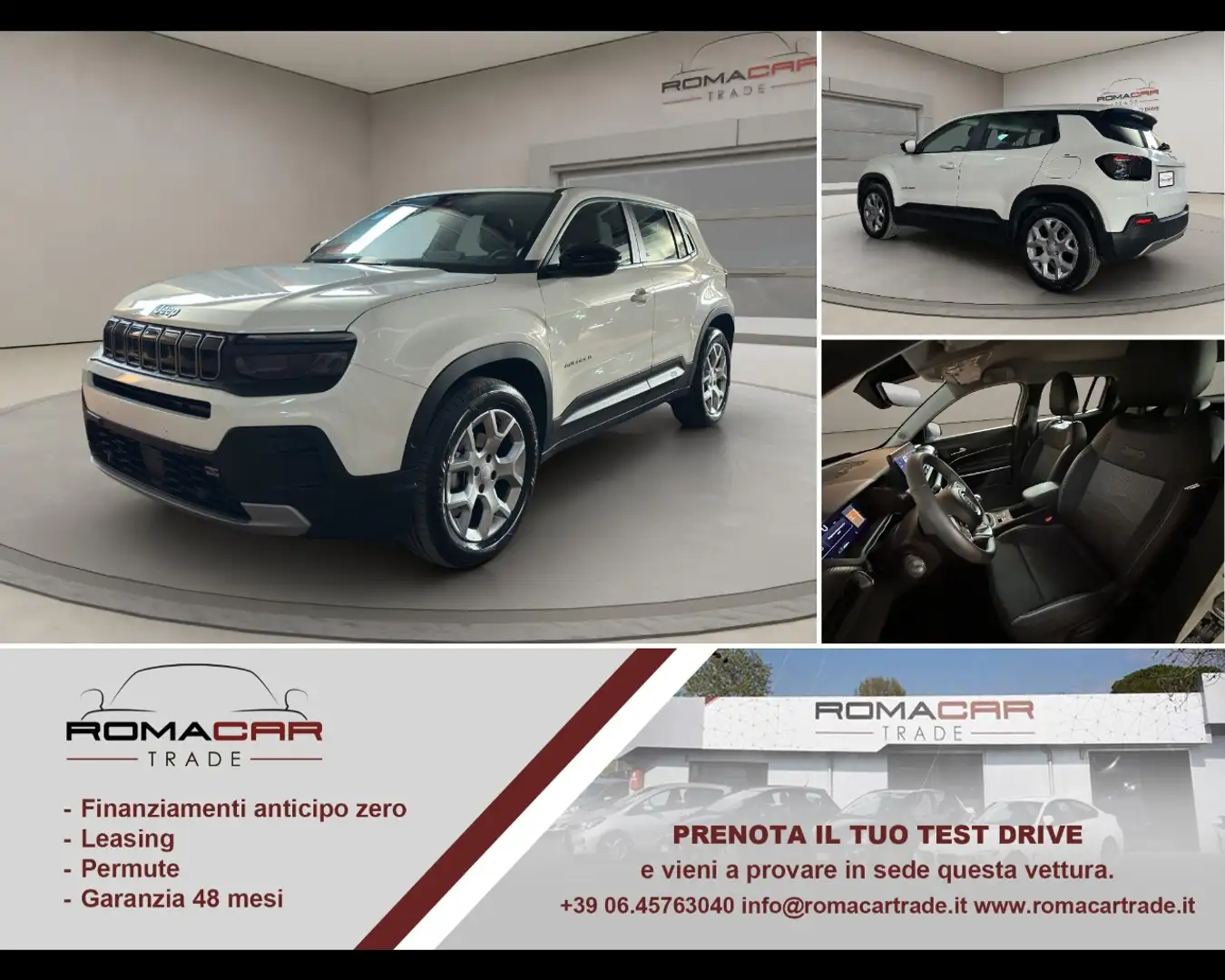 Jeep Avenger - Avenger 1.2 Turbo 100 CV Altitude Bianco - 1