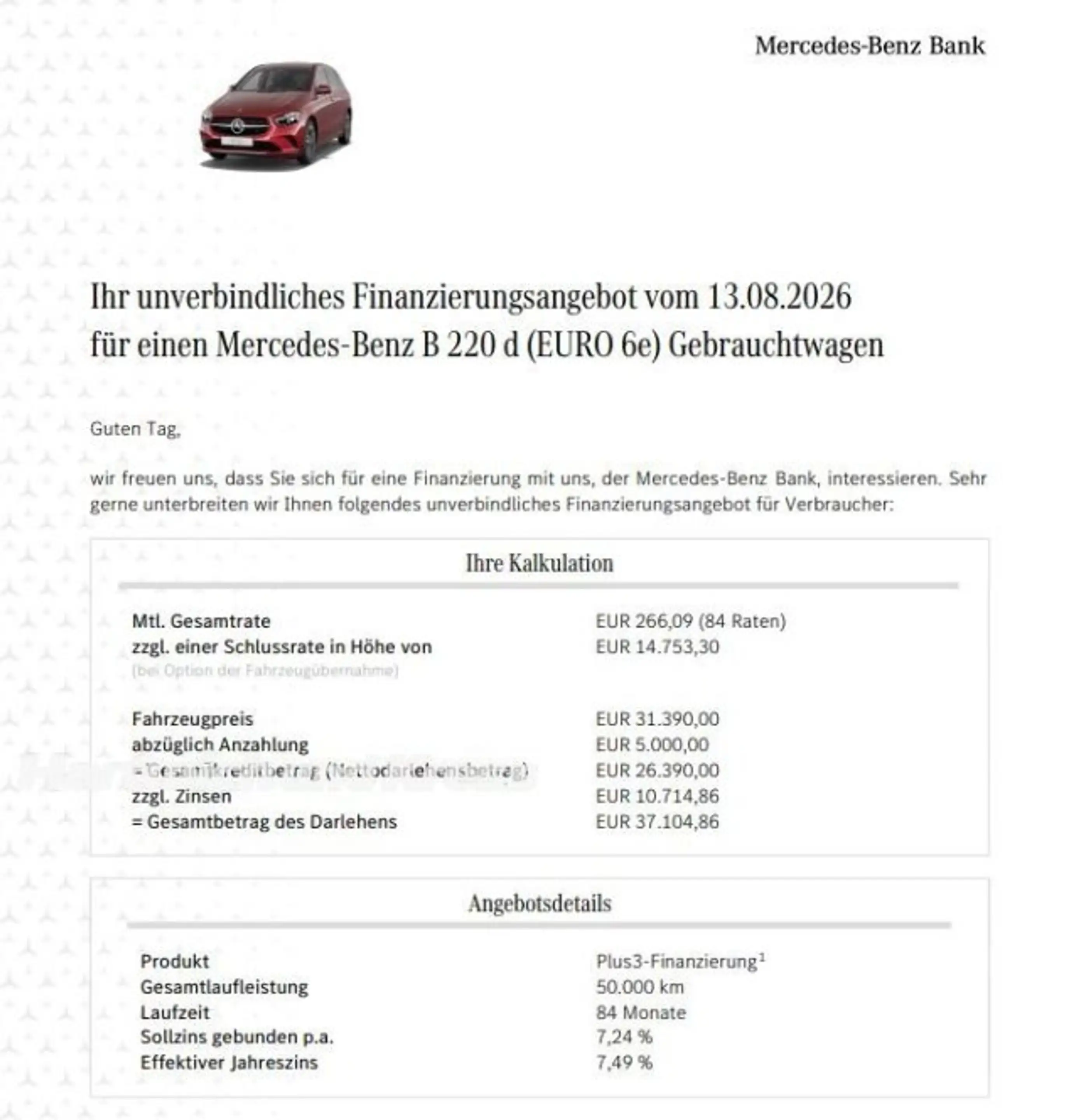 Mercedes-Benz B 220 B 220 d Progressive Line Advanced Plus+AHK+Totwinkel+MultibeamLED+Kamera+ — photo 2