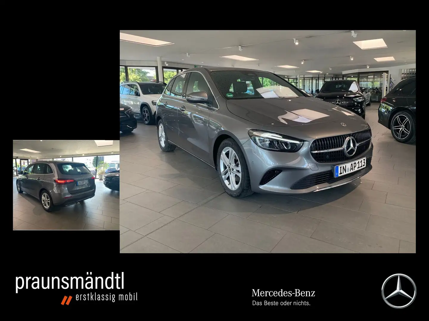Mercedes-Benz B 200 d Progressive AHK/LED/Totw/ele.Heck/Kamera Grau - 1