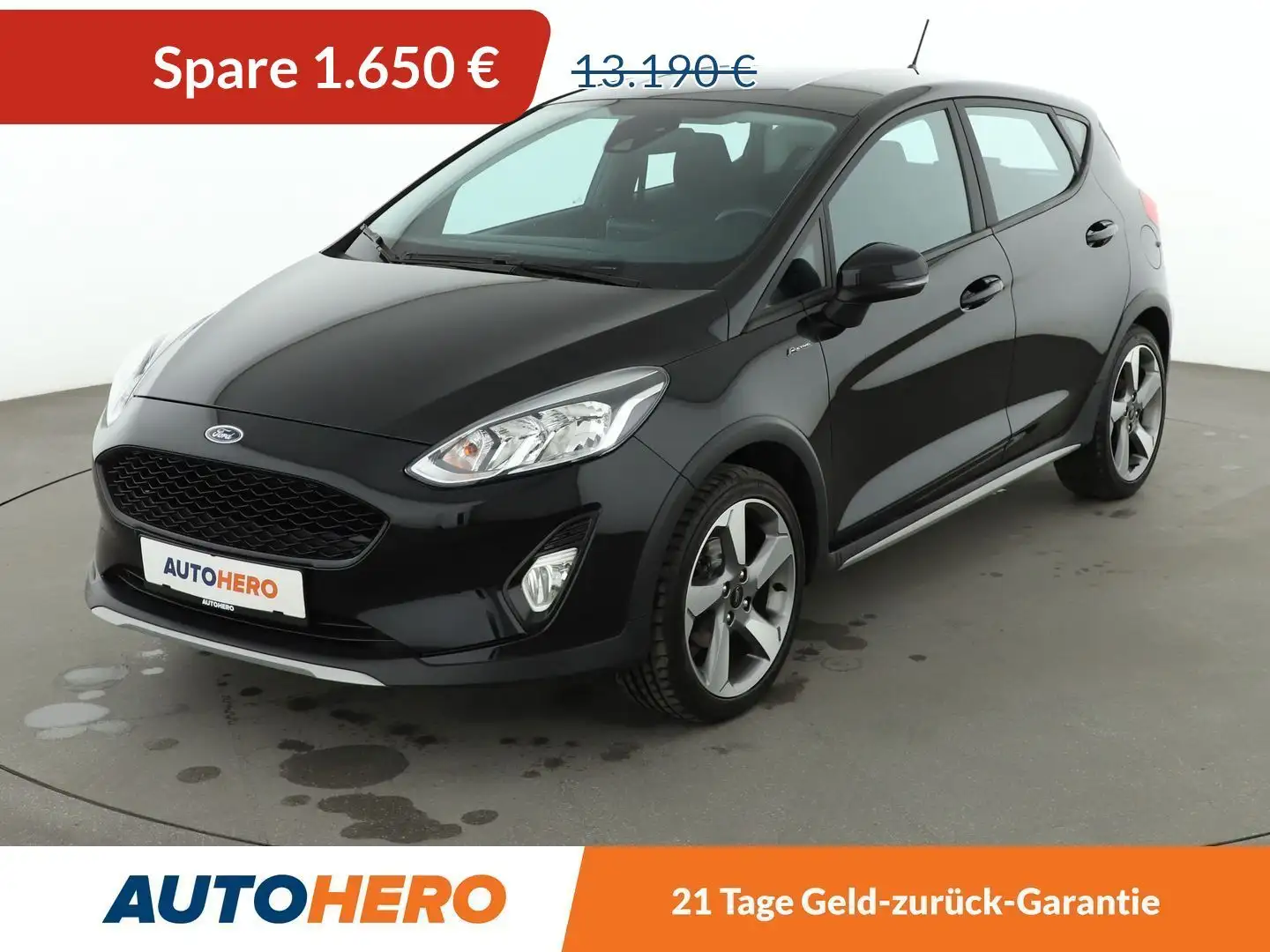 Ford Fiesta 1.0 EcoBoost Active*PDC*SHZ*KLIMA*GARANTIE* Schwarz - 1