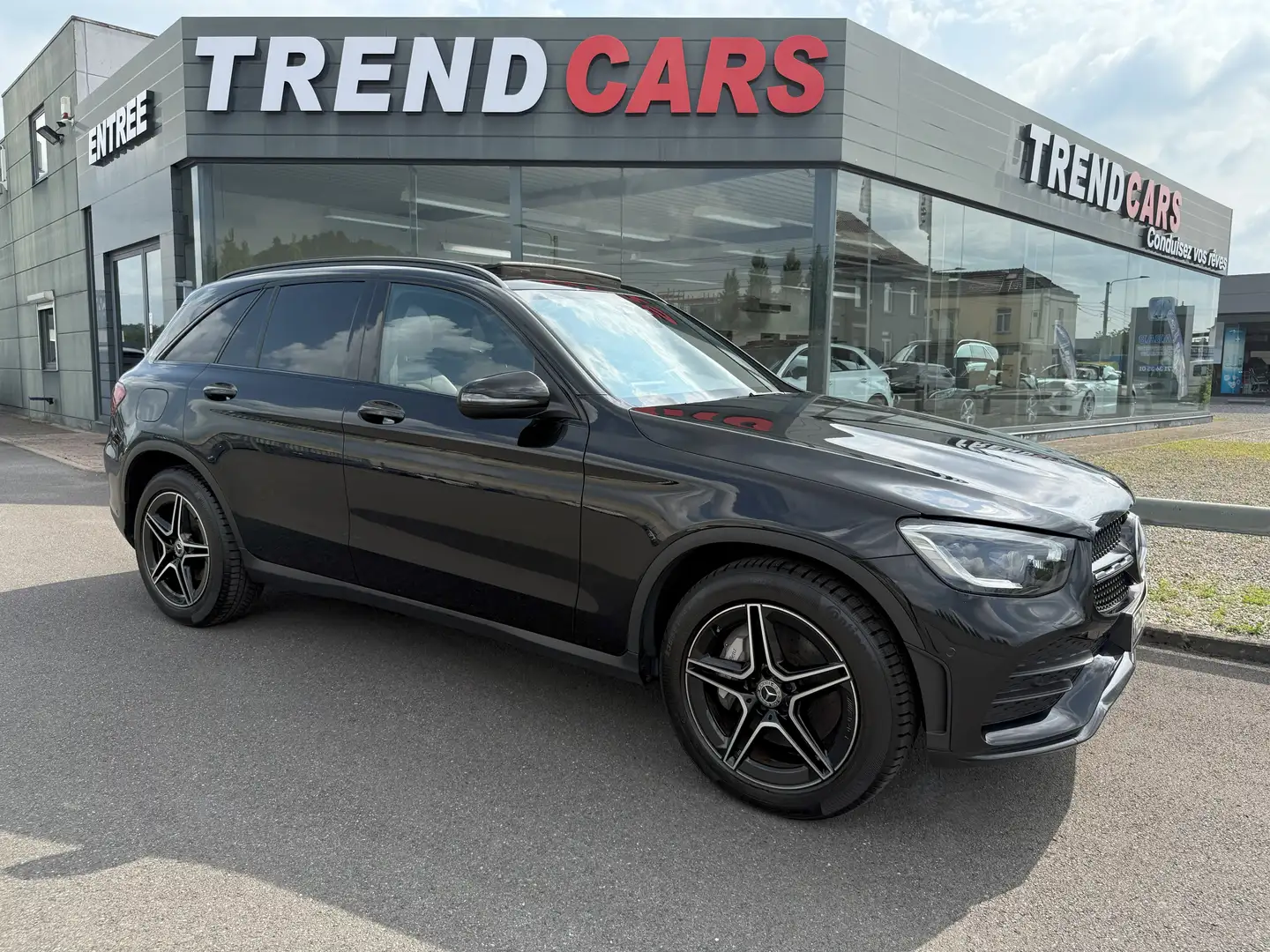Mercedes-Benz GLC 220 d 4-Matic 9G-TRONIC PACK-AMG PACK-NIGHT PANO MULTI Zwart - 2