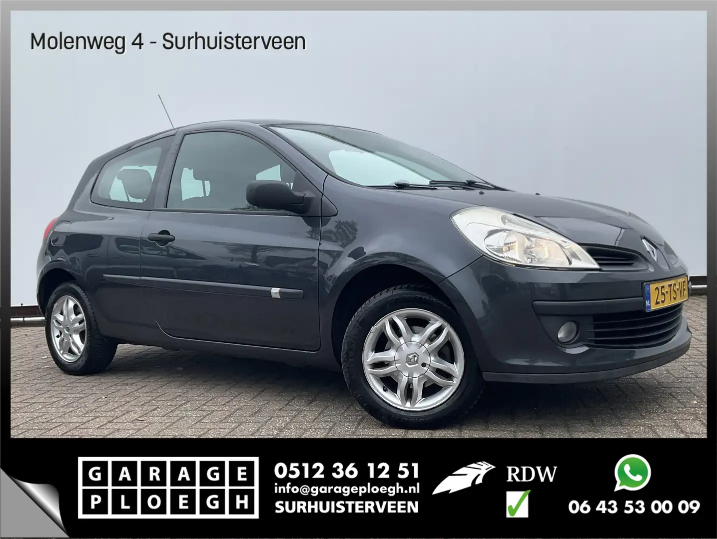 Renault Clio 1.4-16V Extreme Cruise Airco NAP! Grijs - 1