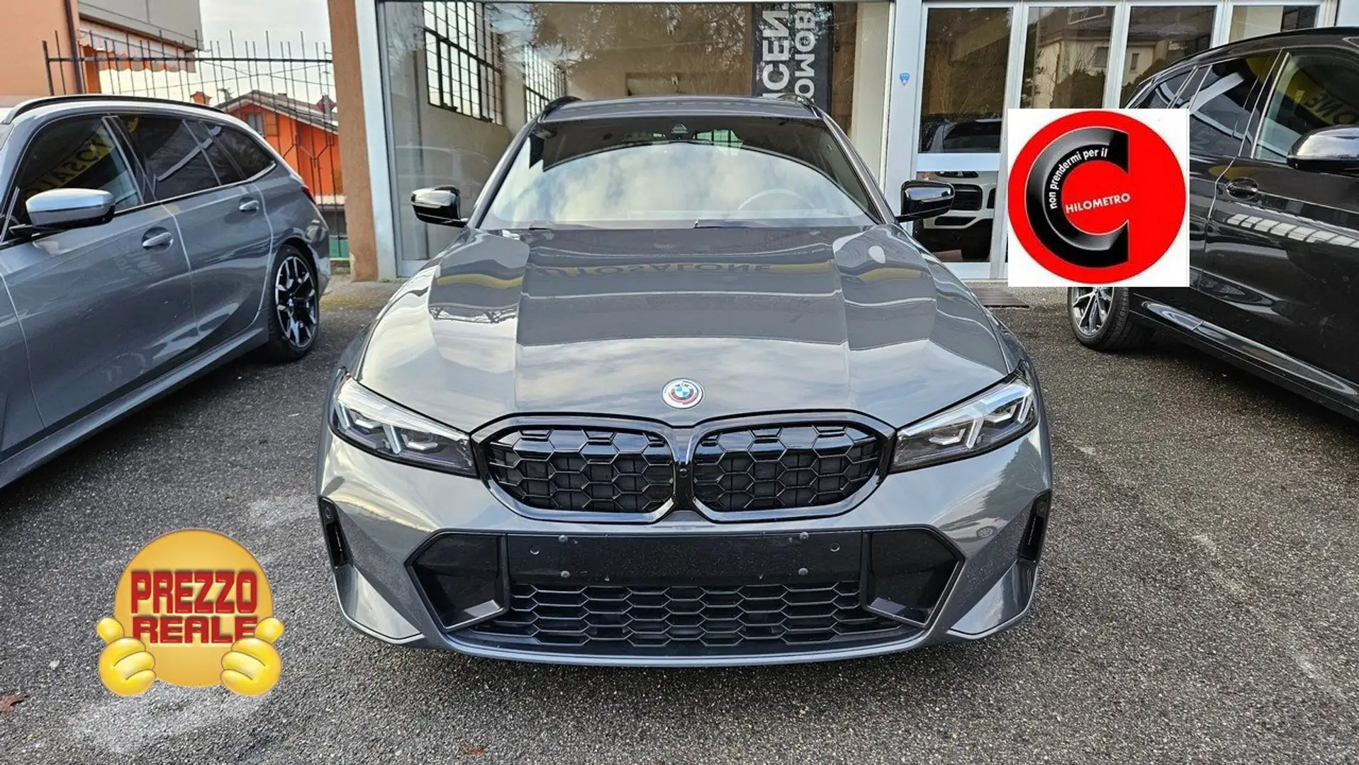 BMW 320 320d Touring mhev 48V xdrive Msport PRO auto Gris - 2