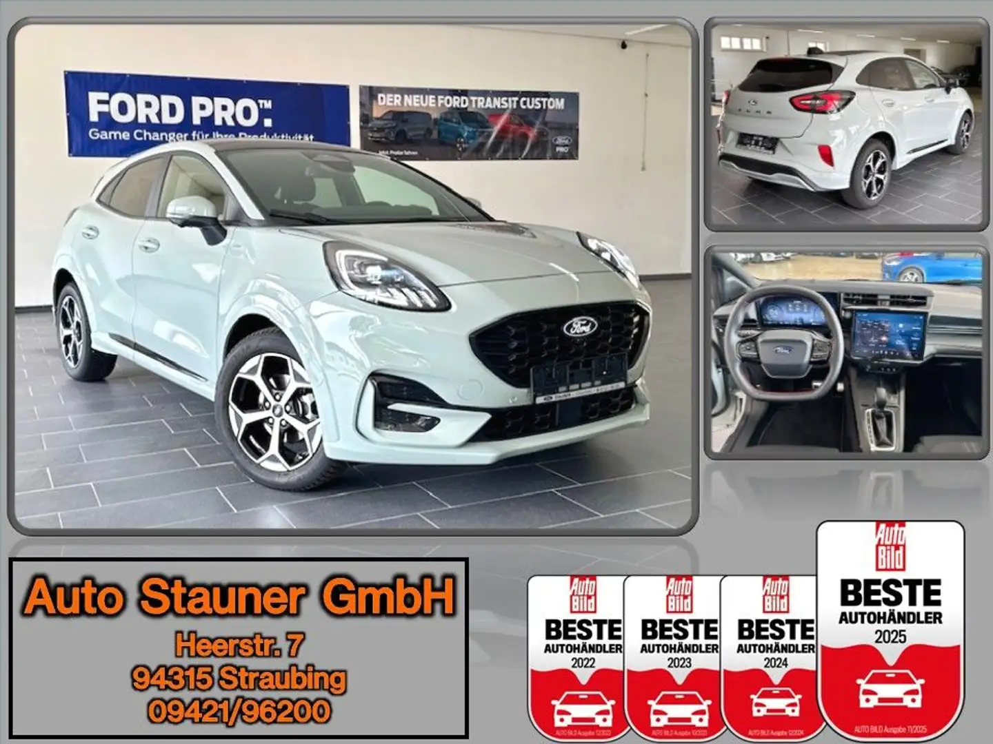 Ford Puma 1.0 EcoBoost MEHV ST-Line/PANO/AHK/ACC/SHZ/ Grijs - 1