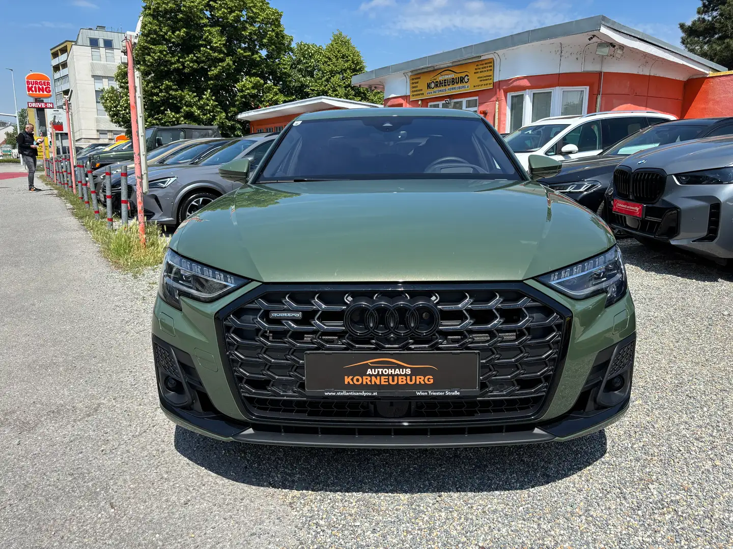Audi A8 quattro **1.Besitz**NAVI**360° Kamera** Zelená - 2