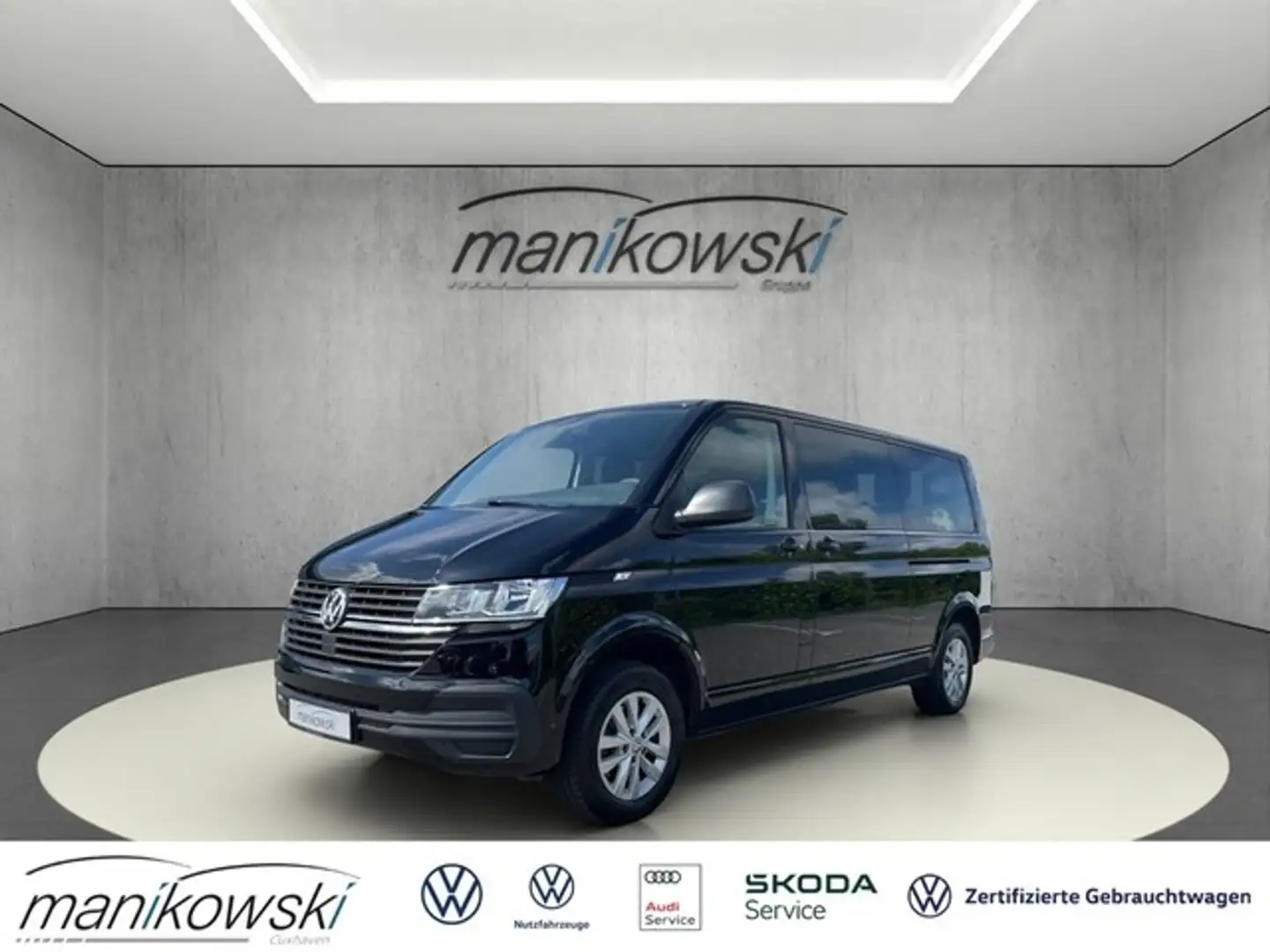 Volkswagen T6.1 Kombi 2.0TDI LR *EcoProfi - 9-Sitzer*AHK+PDC+BT+GJR+ Schwarz - 1