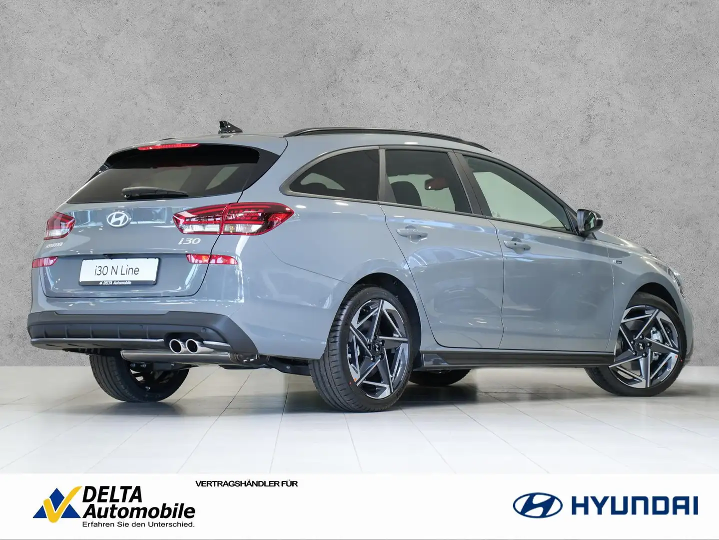 Hyundai i30 Kombi 1.5 T-GDI N-Line Navi LED Kamera Carpl Grijs - 2