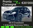 DS Automobiles DS 3 Crossback 1.5 bluehdi Business 100cv Full Optional Černá - thumbnail 1