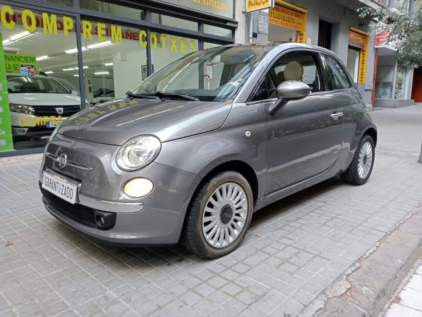 Fiat 500 1.2 Lounge Silber - 2