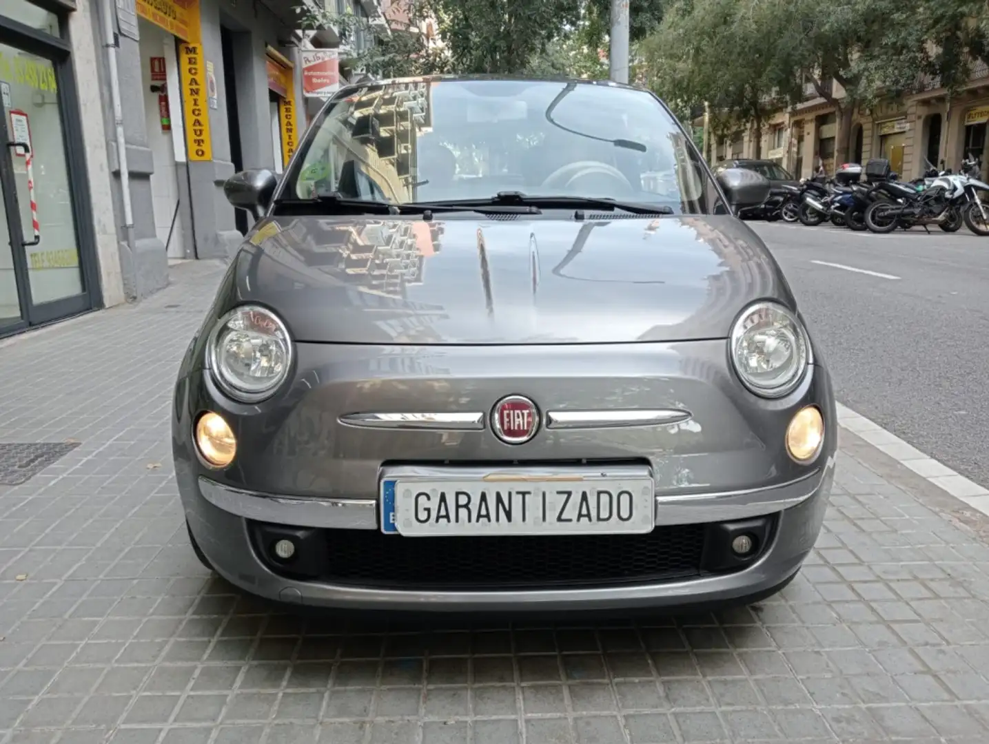Fiat 500 1.2 Lounge Silber - 1