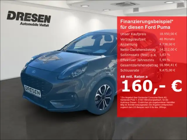 Ford Puma ST-Line 1.0 MHEV 125PS LED/Navi/Winter-Paket