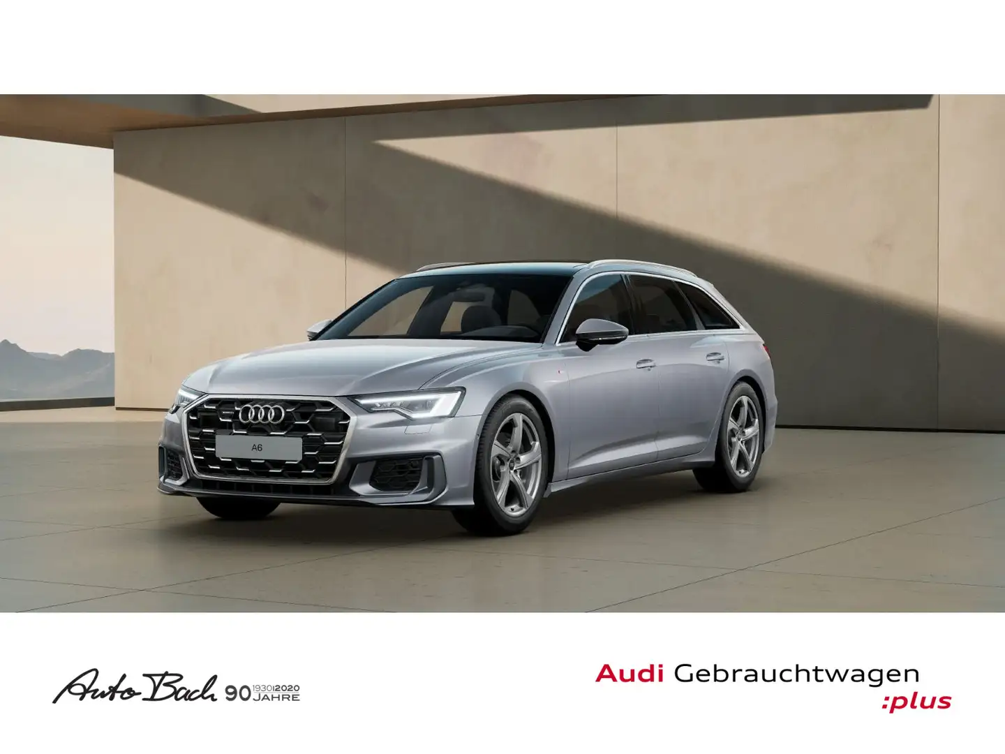Audi A6 S line 40TDI qu. Stronic Matrix ACC Pan Silber - 1